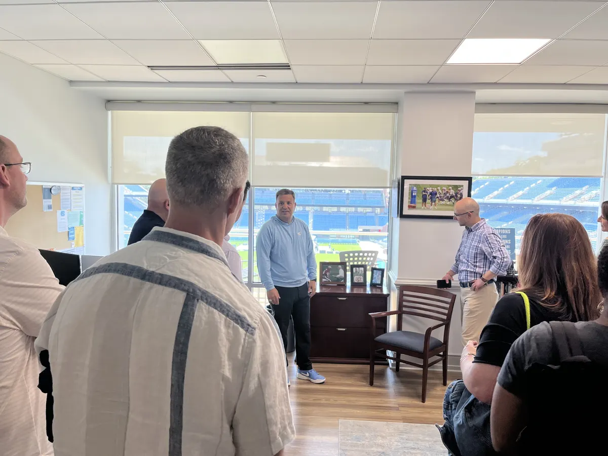 Daily Coach members at an in-person event in Chapel Hill