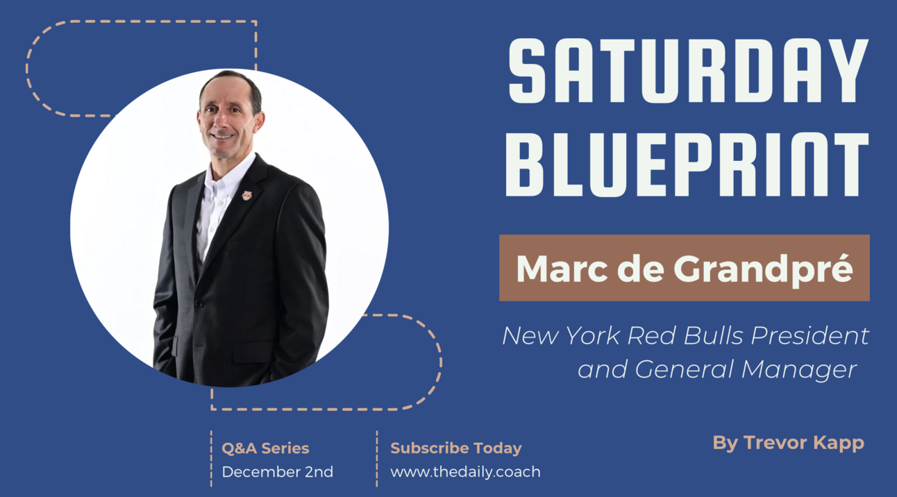 Saturday Blueprint interview with Marc deGrandpré