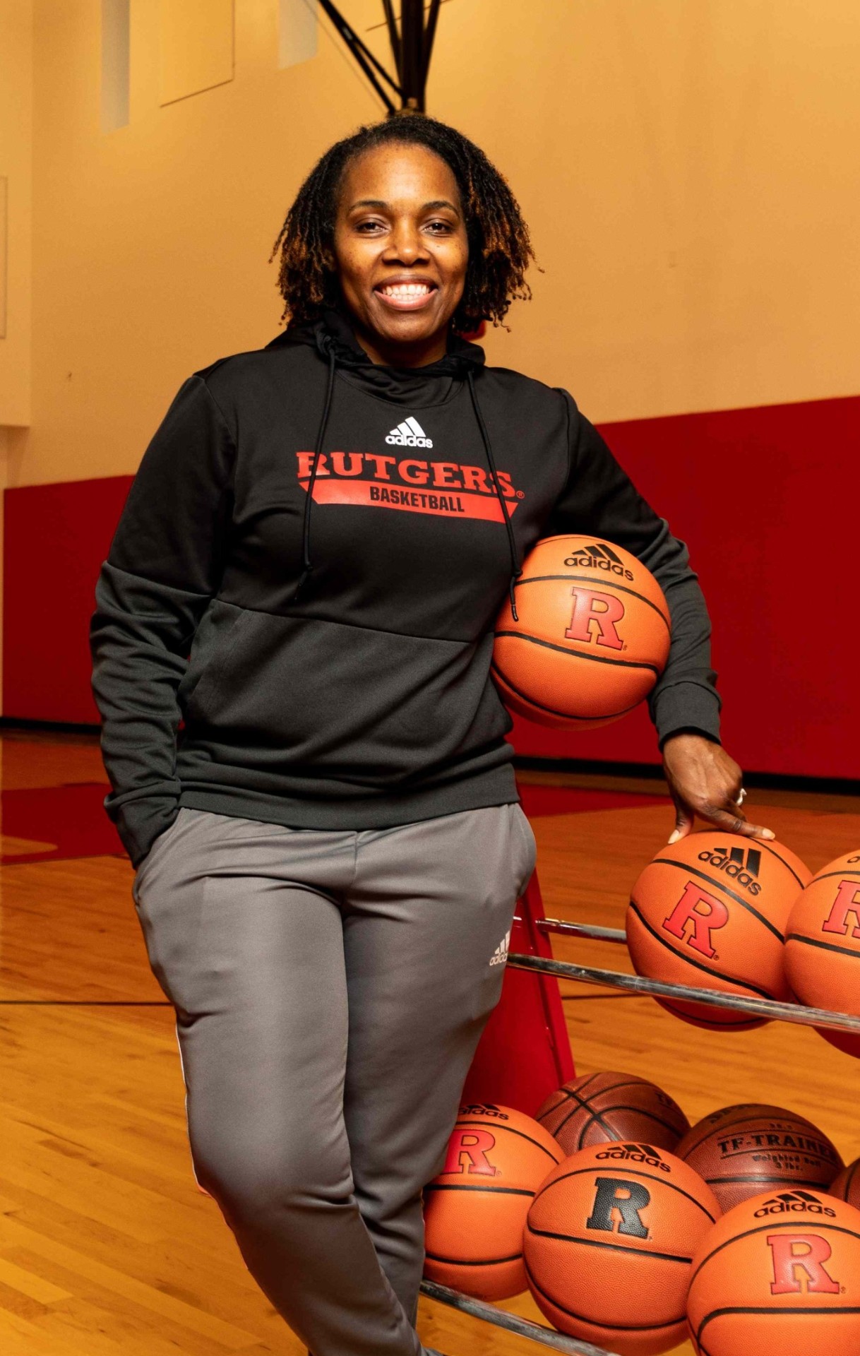 Coach Tasha Pointer at Rutgers